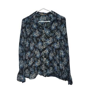 Notations Women's Button Up Shirt Large